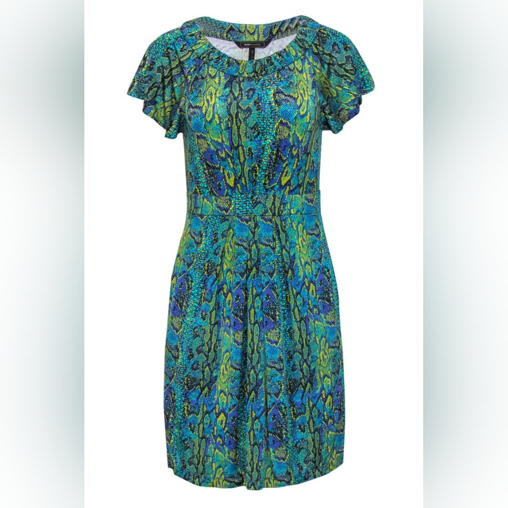 BCBGMaxAzria Snakeskin Dress
